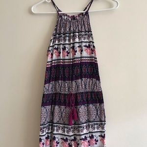 Patterned romper